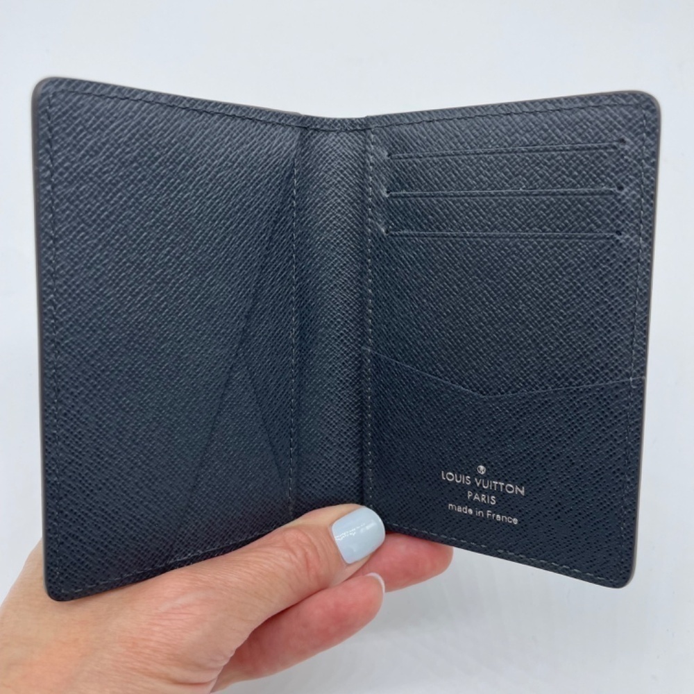 LOUIS VUITTON Navy Epi Leather Pocket Organizer; excellent condition - Picture 4 of 8